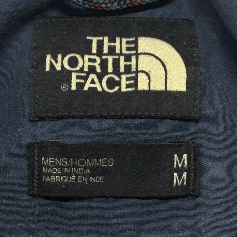 The North Face Blue Campfire Print‎ Baytrail Jacquard Short-Sleeve Shirt Mens M